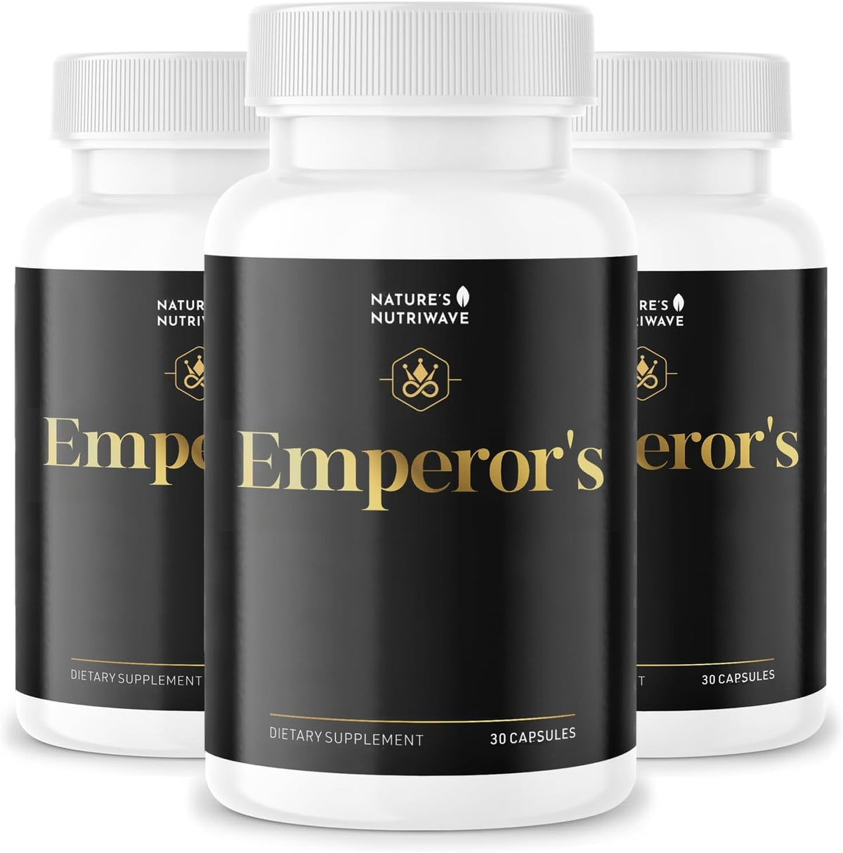 Emperor's Vigor Tonic – Herbal Formula – 60 Capsules, 3 Month Supply | Herbal capsule formula, plant-based blend | Non-GMO, No Stimulants, Made in USA | Easy-to-swallow daily capsule