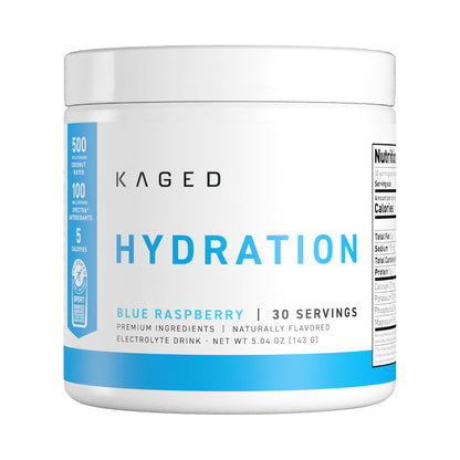 Kaged Sugar Free Hydration | 5 Key Electrolytes | Coconut Water | Tastes Amazing | 60 Servings