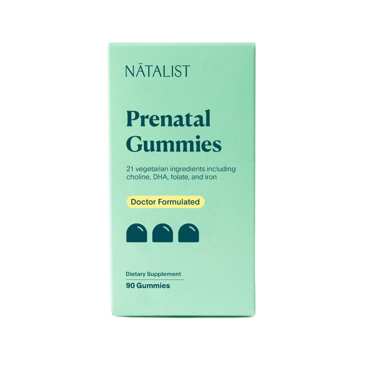 NATALIST Daily Immune Preconception & Pregnancy Gummy Bundle Prenatal Gummies 90 Count