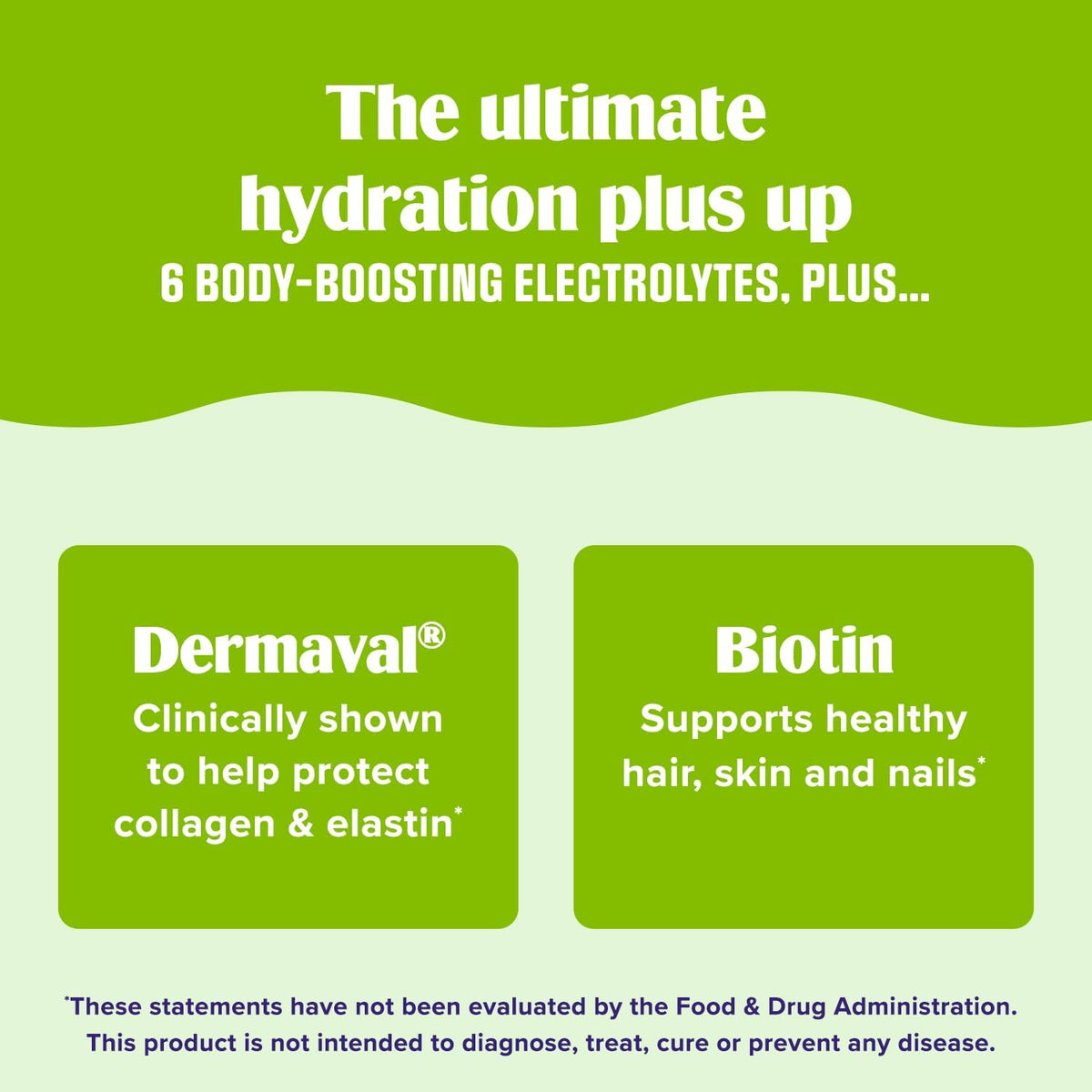 Ultima Replenisher Collagen Defense, Kiwi Strawberry, 13 Stickpacks | Daily Zero Sugar Supplement & Electrolyte Powder Hydration Packets with 6 Key Electrolytes, Dermaval & Biotin for Skin Health