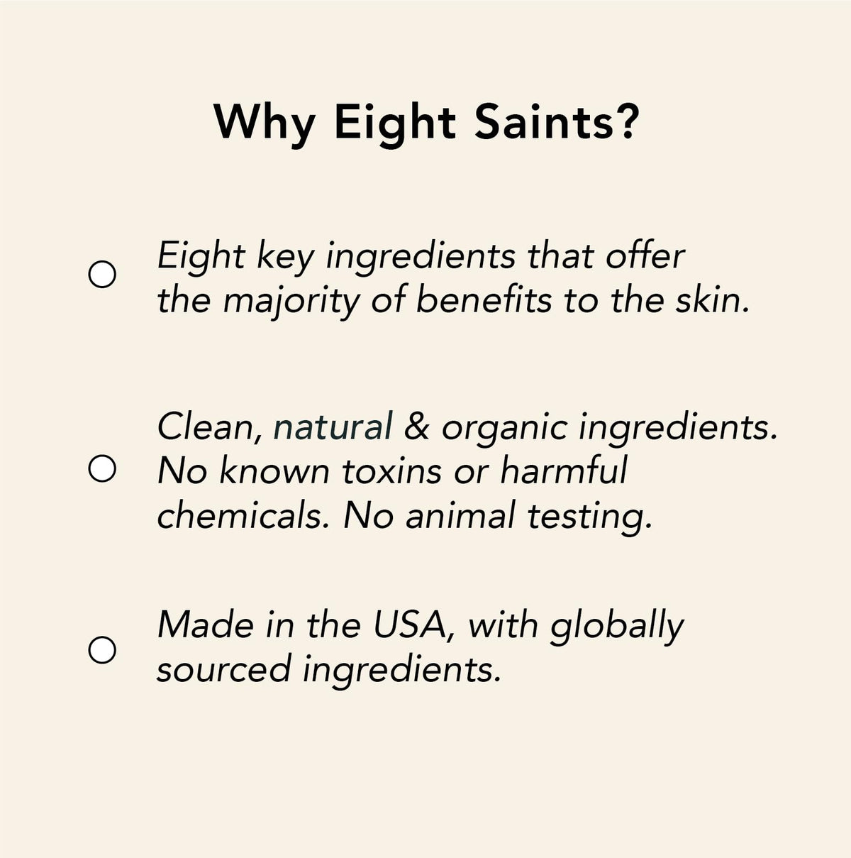 Eight Saints Firm Intentions Anti Aging Neck Cream, Natural & Organic, For Firming Skin and Reducing Wrinkles, 2 Ounces