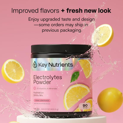KEY NUTRIENTS Multivitamin Electrolyte Packets, No Sugar Variety Pack, 10Ct