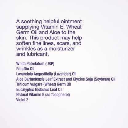 Basic Brands - Vitamin E Ointment - 2oz - Moisture Enhancing - Can Help Reduce Appearance of Scars, Stretch Marks, Fine Lines & Wrinkles - 2-Pack