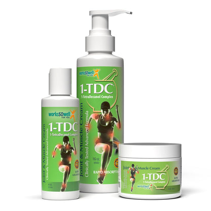 1-TDC Joint & Muscle Relief Cream - Use On Back, Knee, Neck, Shoulder, Hip - Soothes Stiff Joints, Muscles, and Injuries in 5-10 Minutes - Relaxer - 4 oz
