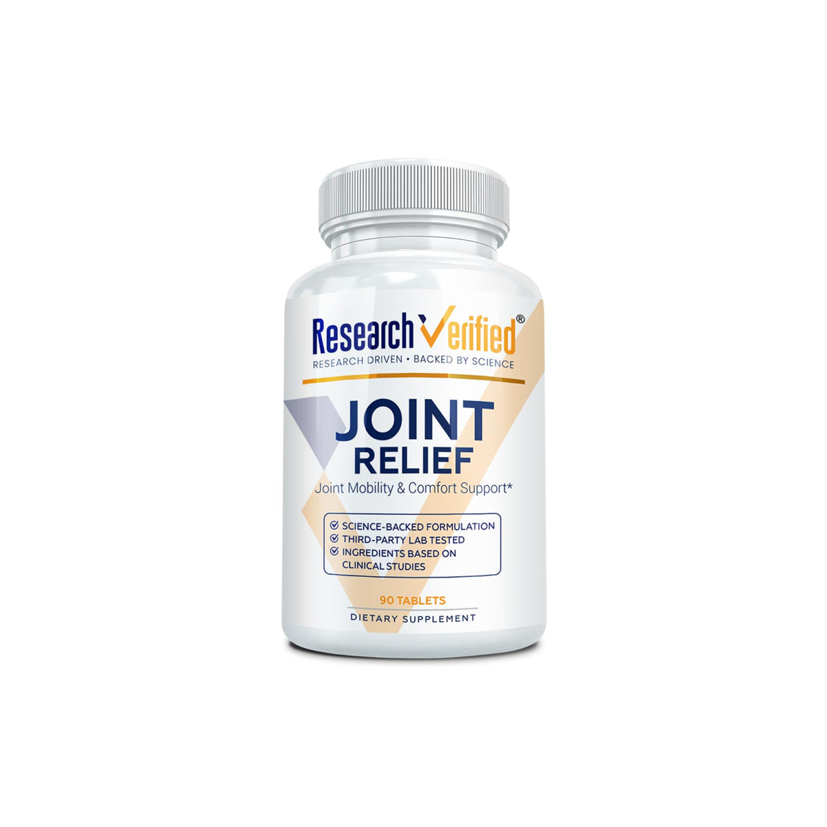 Research Verified Joint Support - Glucosamine, MSM, Turmeric, Boswellia, BioPerine - Vegan - 270 Capsules - 3 Month Supply