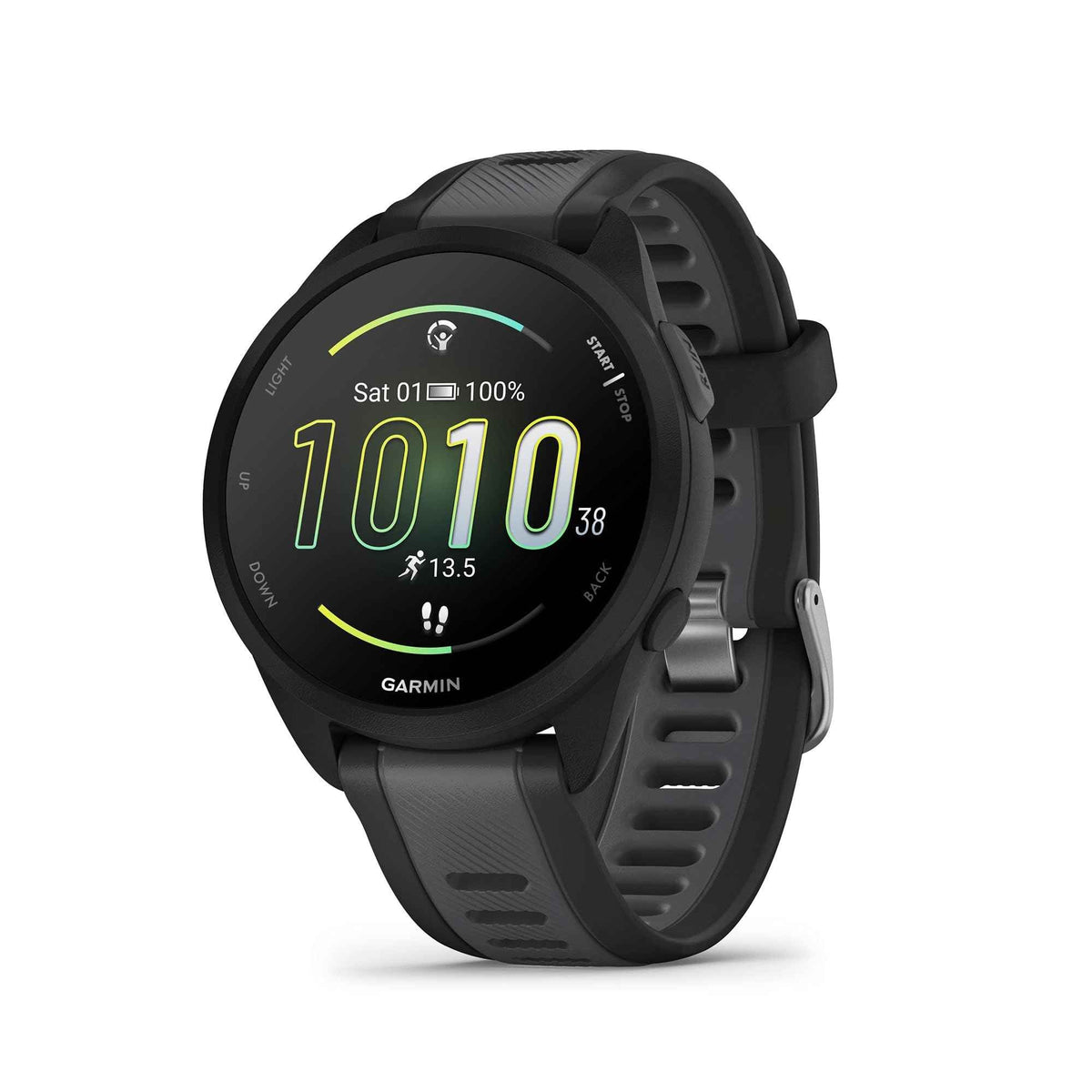 Garmin Forerunner® 165, Running Smartwatch, 43mm, Black