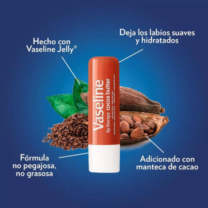 Vaseline Lip Therapy Cocoa Butter Twin Pack