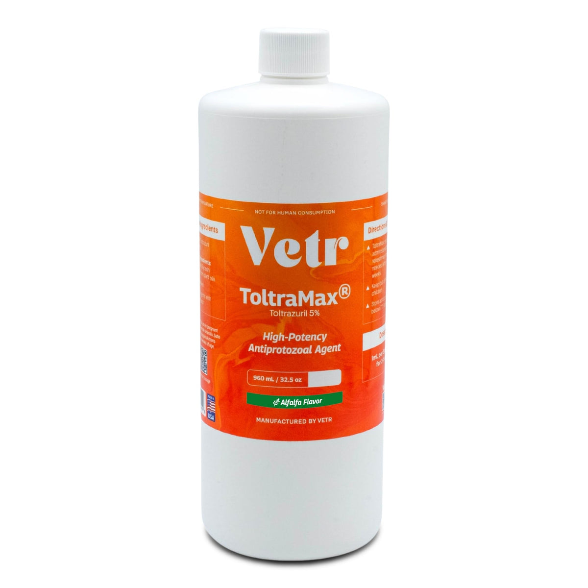 Toltrazuril 5.0% for Horses, Dogs, Cats, 60mL/2 Ounce, for Non-Food Chain Animals