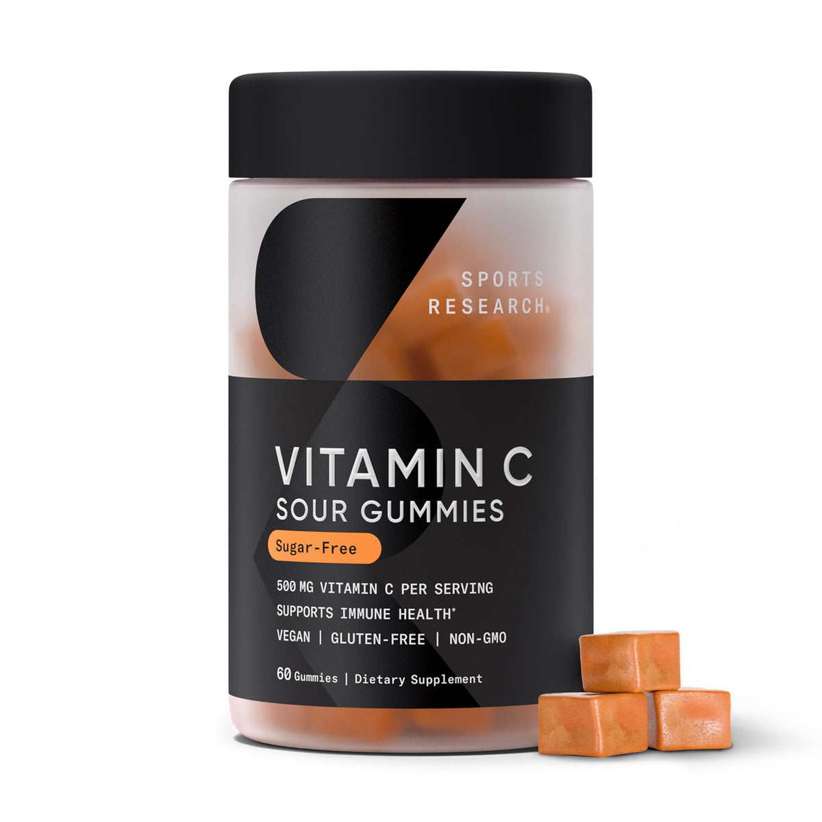 Sports Research High Potency Vitamin C Supplement - Vegan Veggie Capsules for Antioxidant Activity & Immune Support - Non-GMO Verified & Gluten Free - Ascorbic Acid Vitamin C 1000mg, 240 Count