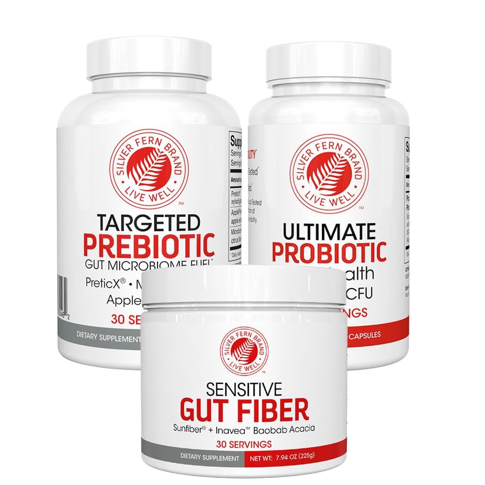 Silver Fern Brand Ultimate Probiotic - Probiotics for Women & Men | 8 Billion CFU Spore-Forming Gut Health Supplement - DNA Verified, Vegan, Shelf-Stable, High Survivability - 60 Capsules