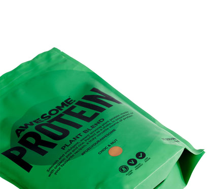 Chocolate Nut Awesome Protein Powder by Ben Coomber | 1kg Vegan Organic Flavoured Protein