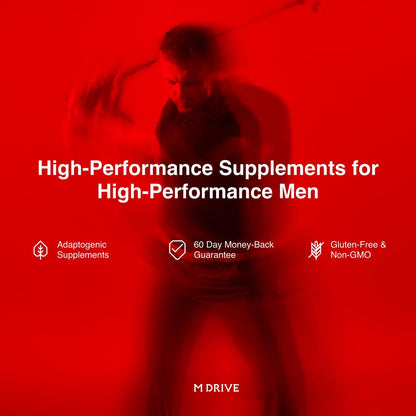 Mdrive Boost and Burn Testosterone Booster + Daily Multi Vitamin