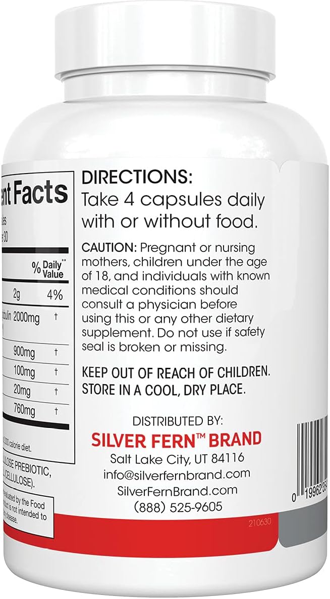 Silver Fern Cleanse - Daily Gut - 1 Bottle - 120 Capsules - 30 Day Supply | Immunoglobulin G, A & M -(IgG, IGA, IgM) - Digestive System & Immune System Support - Postbiotic