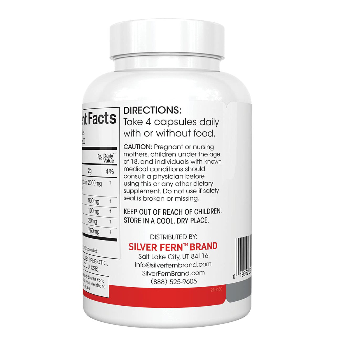 Silver Fern Cleanse - Daily Gut - 1 Bottle - 120 Capsules - 30 Day Supply | Immunoglobulin G, A & M -(IgG, IGA, IgM) - Digestive System & Immune System Support - Postbiotic