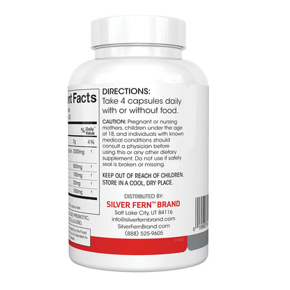 Silver Fern Cleanse - Daily Gut - 1 Bottle - 120 Capsules - 30 Day Supply | Immunoglobulin G, A & M -(IgG, IGA, IgM) - Digestive System & Immune System Support - Postbiotic