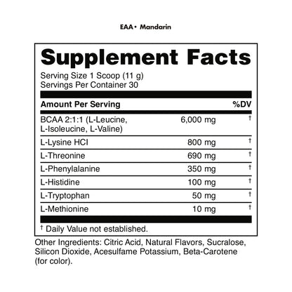 Bucked Up Essential Amino Acids - EAA Powder - Easy Mix, Non Clumping Formula - for Pre/Intra Workout - Pina Colada Flavor - 30 Servings - 11.6 oz