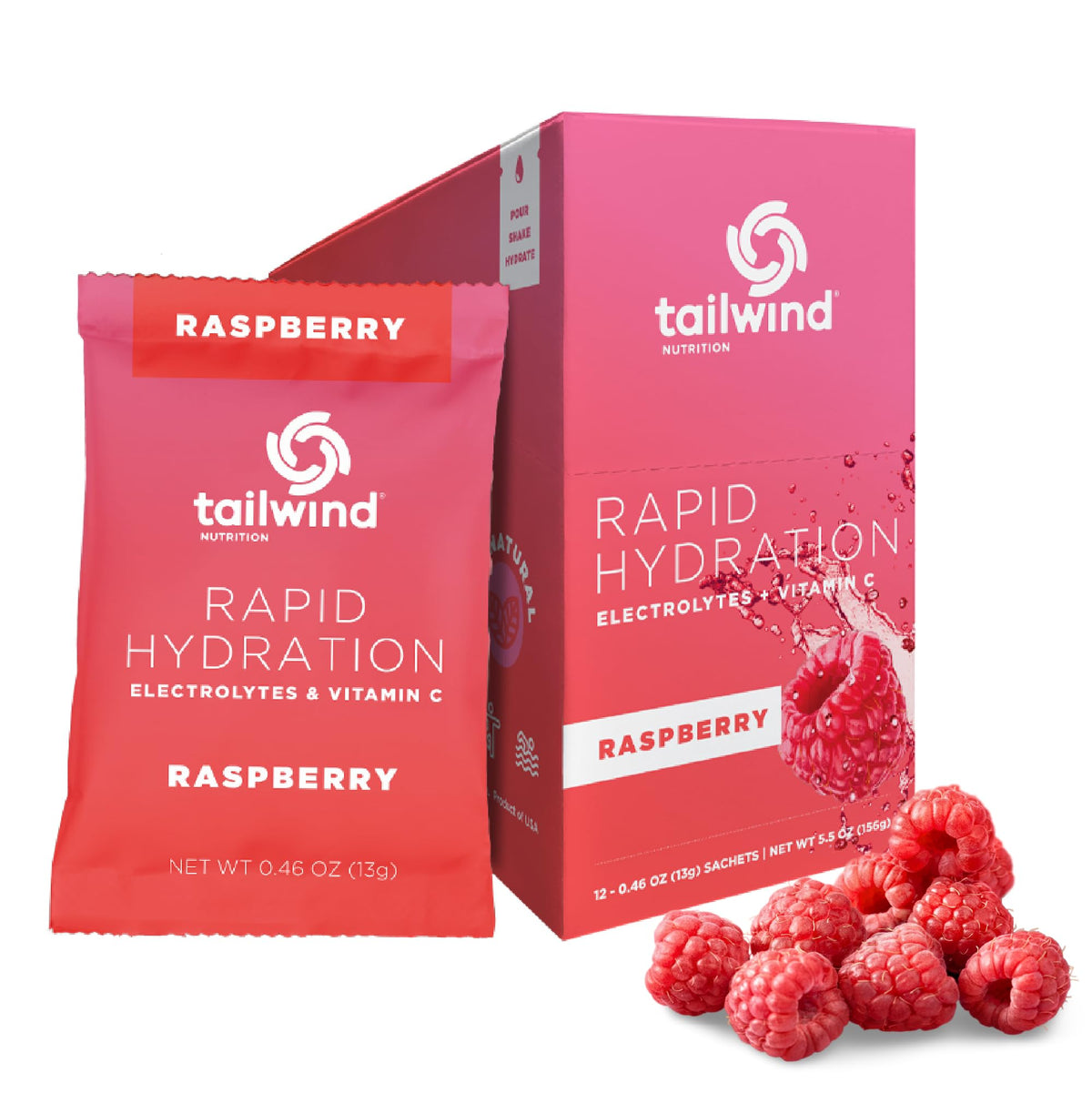 Tailwind Nutrition Rapid Hydration, Strawberry Lemonade, 12 Servings