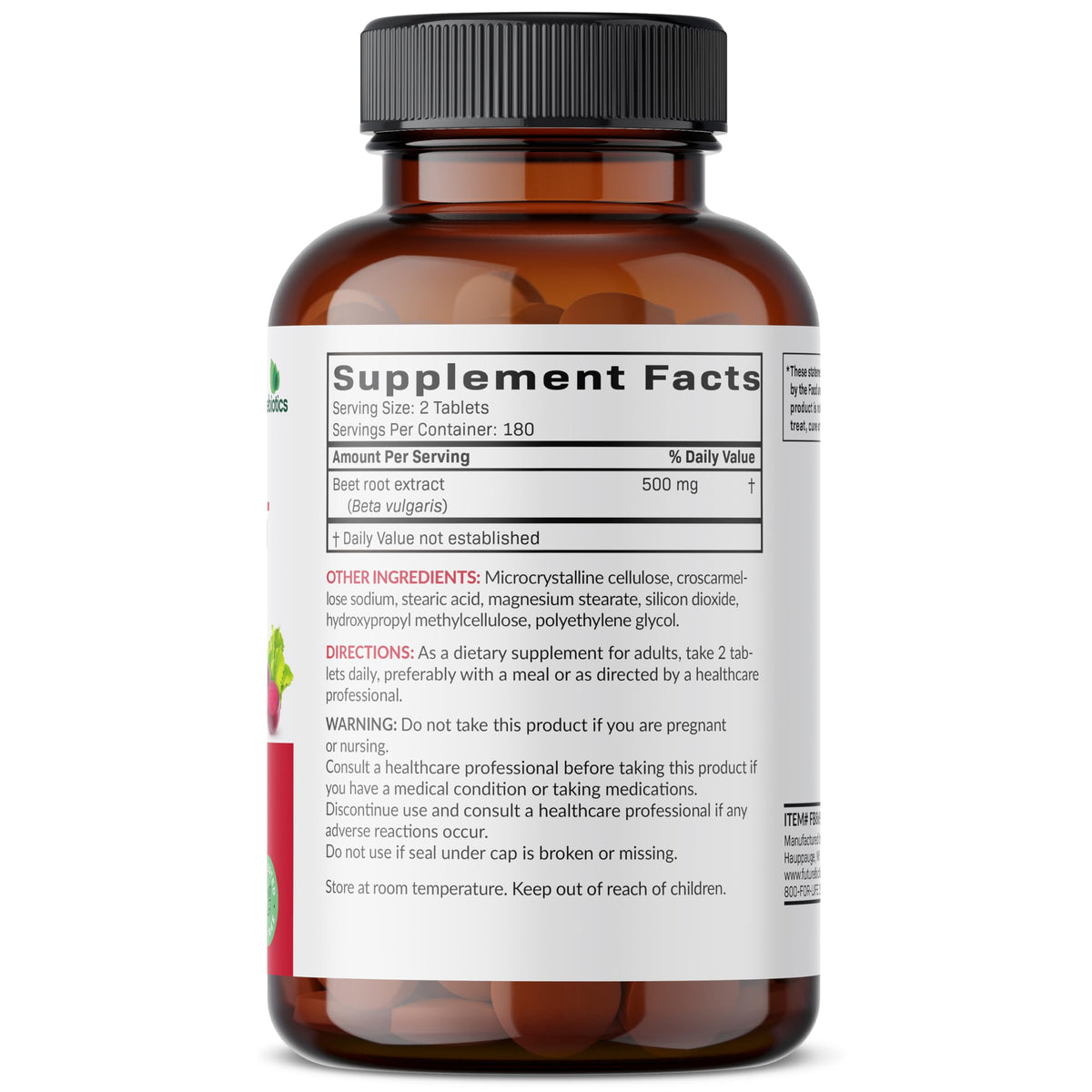 Futurebiotics Beet Root Extra Strength, Non-GMO, 120 Vegetarian Tablets