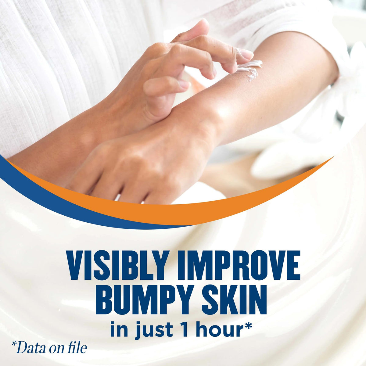 Gold Bond Rough & Bumpy Daily Skin Therapy Cream, 8 oz Cream With 7 Moisturizers & 3 Vitamins