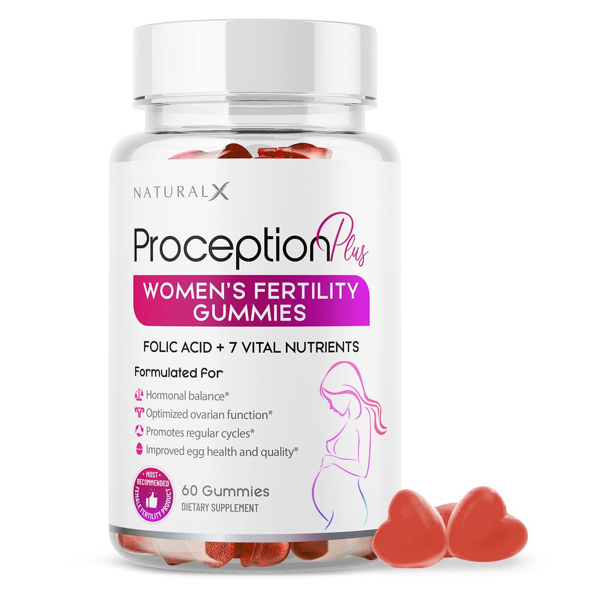 Proception Plus Fertility Gummies – Regulate Your Cycle, Balance Hormones, Aid Ovulation