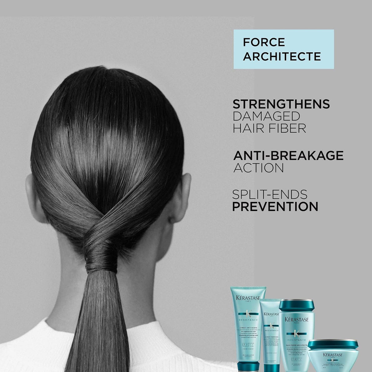 KERASTASE Resistance Strengthening Shampoo for Damage from Heat Styling