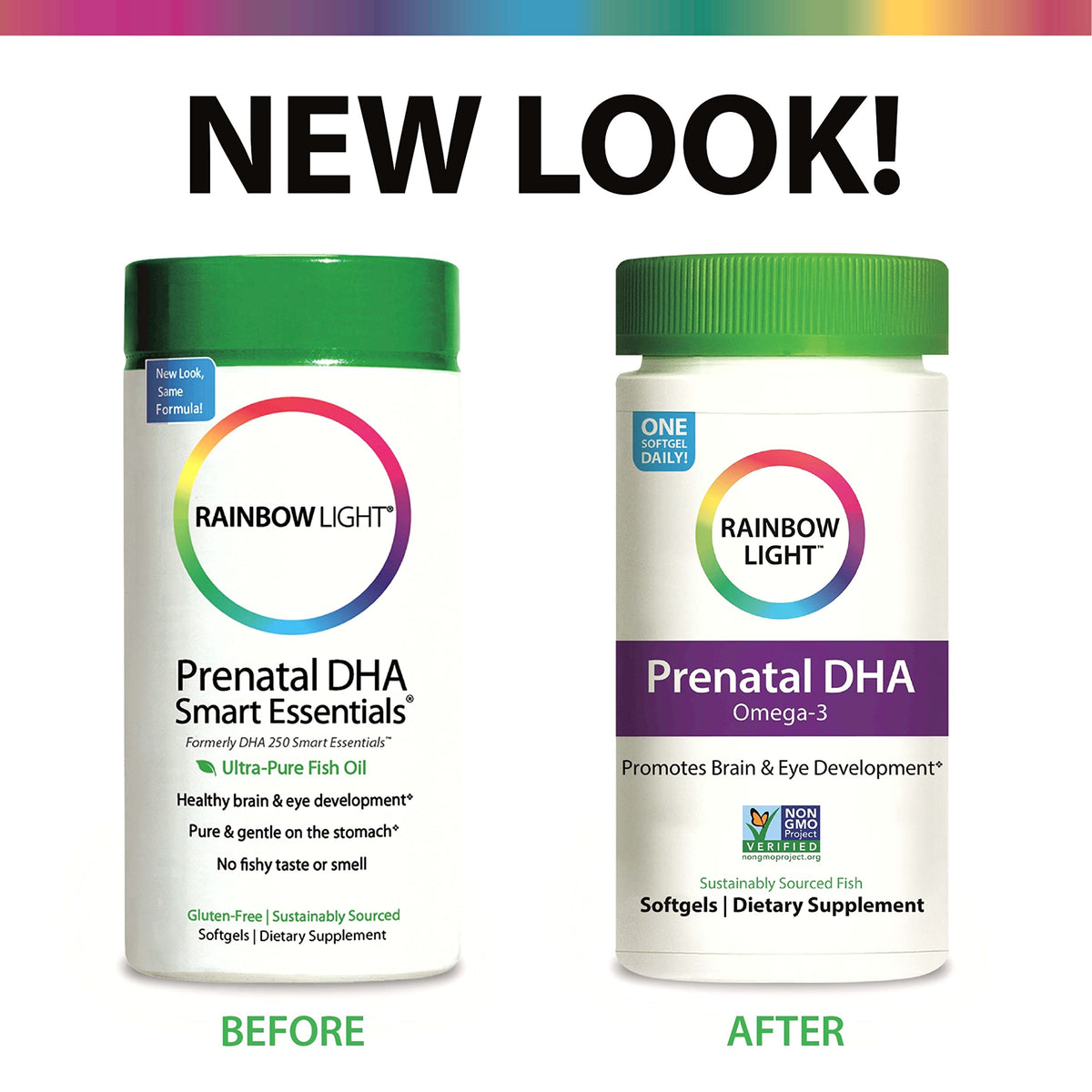 Rainbow Light Prenatal One High Potency Daily Multivitamin with Folate, Ginger and Probiotics