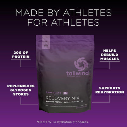 Tailwind Nutrition Recovery Mix, Chocolate, 20-Serving Bag