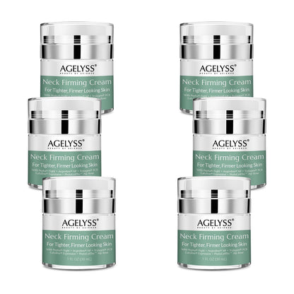 Agelyss Neck Firming Cream - With Pepha-Tight and Gatuline Expression - Paraben-Free, Cruelty-Free, Vegan - 1 FL OZ - Pack of 1