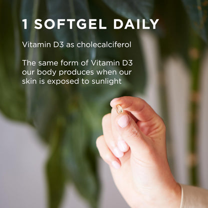 Solgar Vitamin D3 (Cholecalciferol) 250 MCG (10,000 IU), 120 Softgels - Helps Maintain Healthy Bones & Teeth - Immune System Support