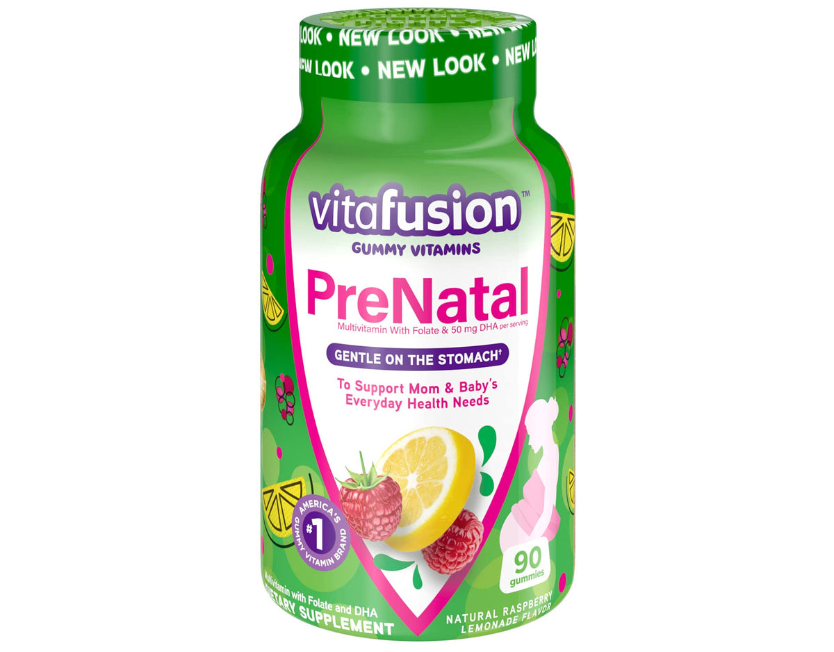Vitafusion Prenatal, Gummy Vitamins, 90 Count (3 Pack)