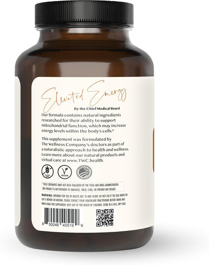 Elevated Energy – Caffeine-Free, Natural Energy Booster, 120ct
