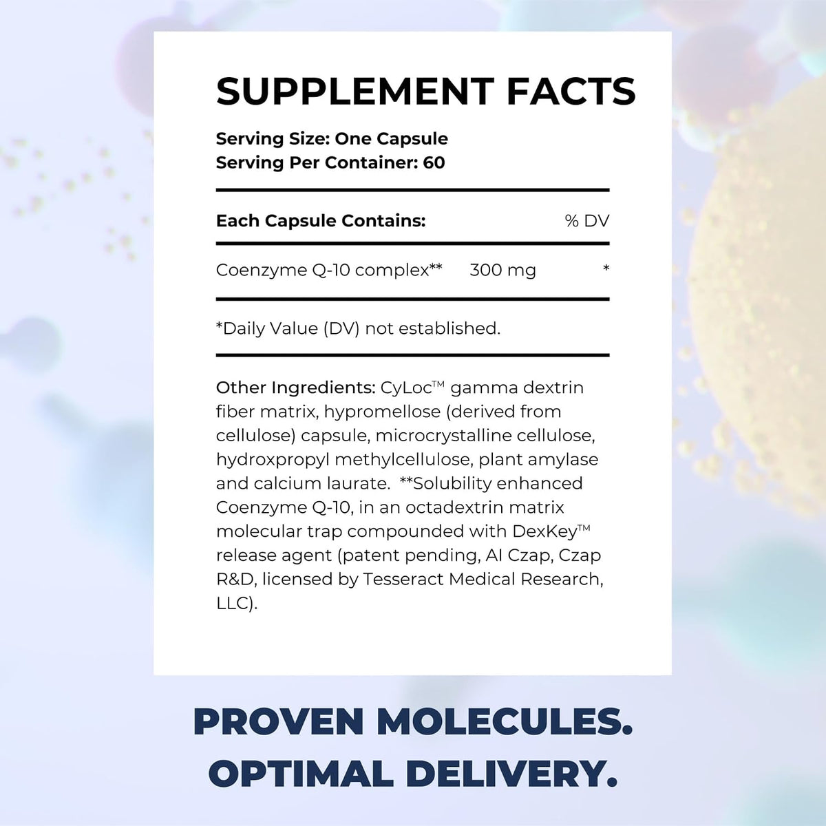 Tesseract Medical Research ProButyrate Gut Health Supplement, Butyric Acid Complex & CoQ10 Pro, Coenzyme Q10 for Health, Muscle Health and Cellular Energy Production