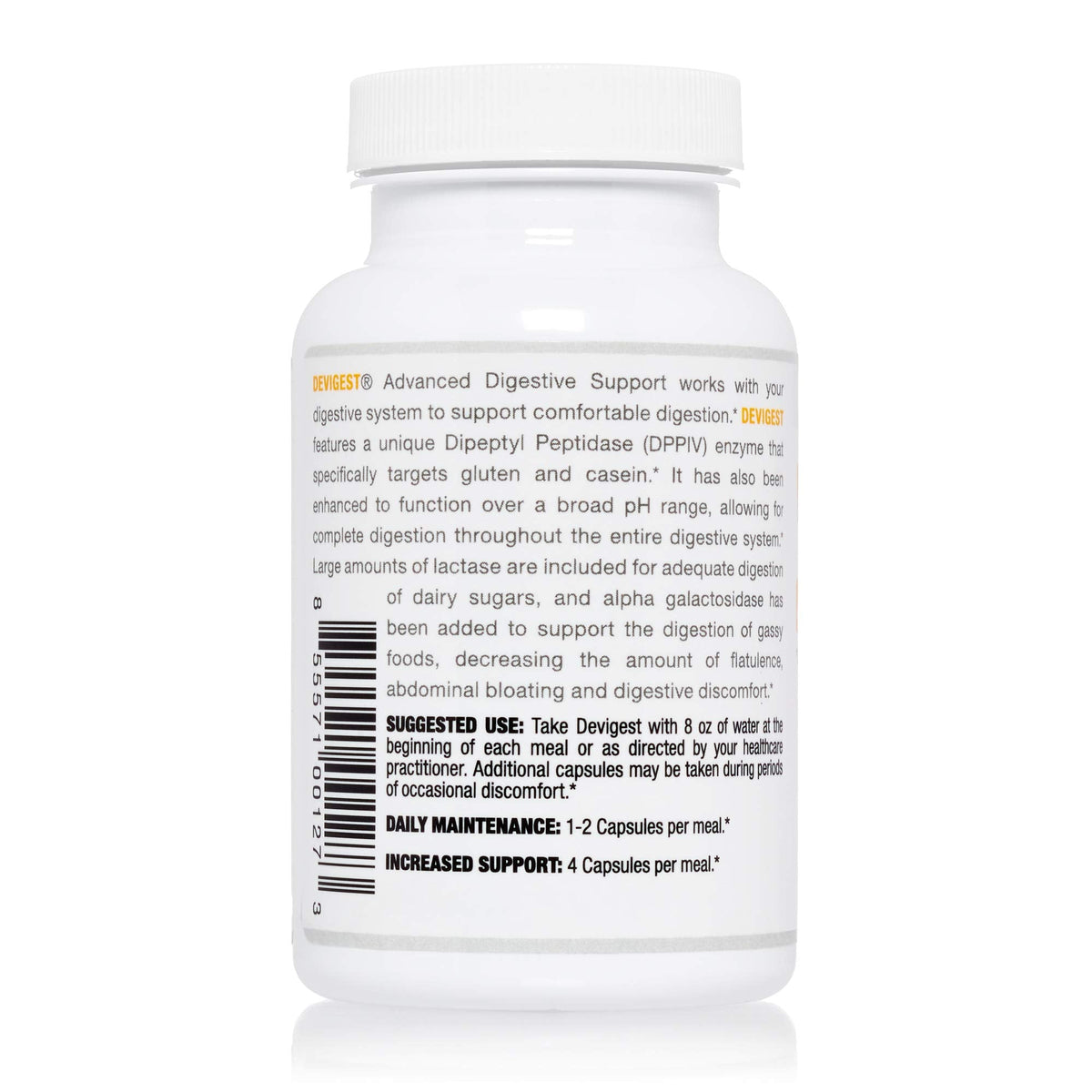 Arthur Andrew Medical - Devigest ADS, Advanced Digestive Support, Relief for Lactose Intolerance and Casein Sensitivities, Vegan, Non-GMO, 180 Capsules | Advanced Digestive Support, Relief For Lactose, Gluten, & Dairy Intolerance, & Casein Sensitivities,