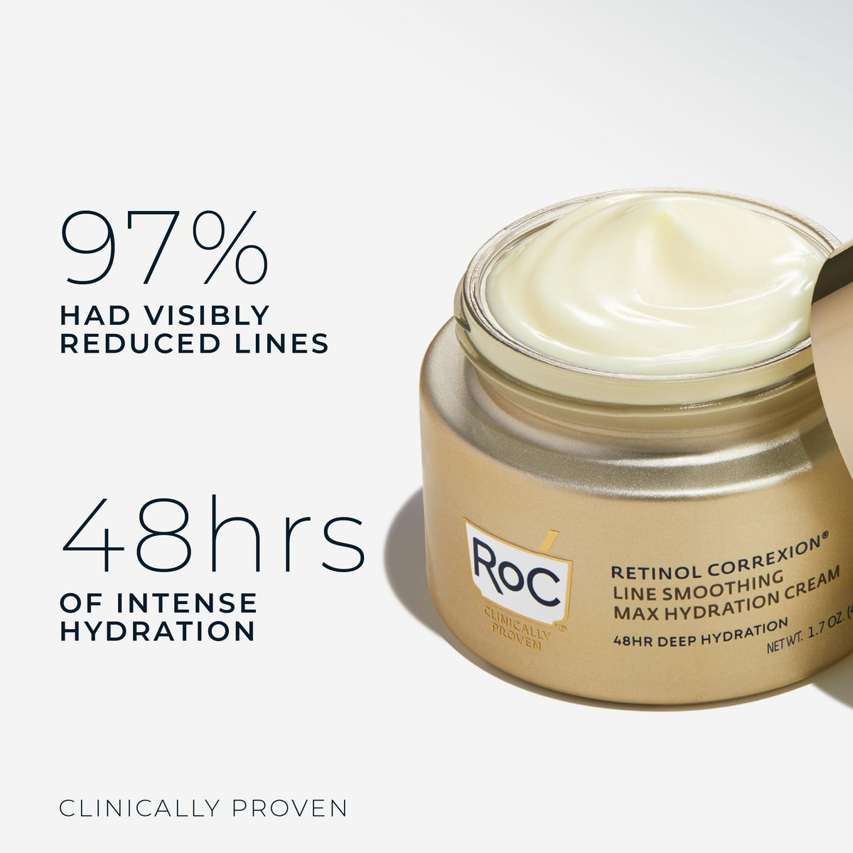 RoC Retinol Correxion Max Daily Hydration Anti-Aging Face Moisturizer with Hyaluronic Acid