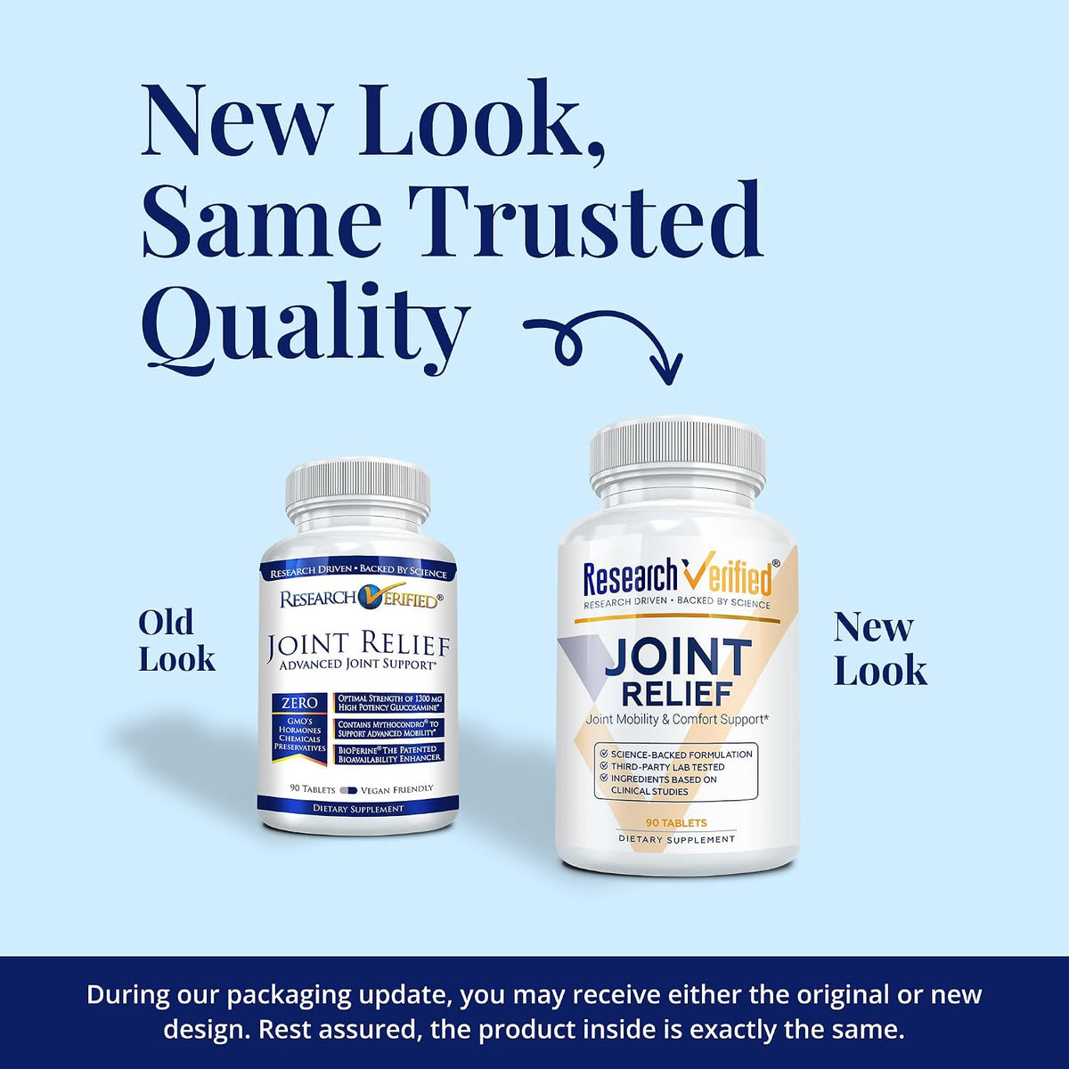 Research Verified Joint Support - Glucosamine, MSM, Turmeric, Boswellia, BioPerine - Vegan - 270 Capsules - 3 Month Supply