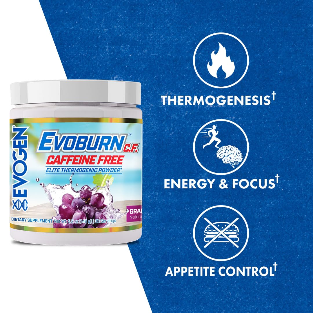 Evogen Evoburn Thermogenic | Mango | 30 Servings | MitoBurn, InnoSlim and ProGBB with caffeine, L-tyrosine, cocoa extract, DMAE and AdvantraZ for energy, focus and metabolism