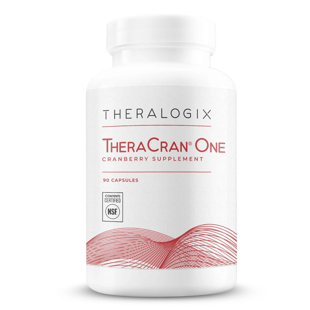 Theralogix TheraCran One Cranberry Capsules - 90-Day Supply - Supplement for Men & Women - to Support Urinary Tract Health* - 36mg Soluble PACs per Capsule