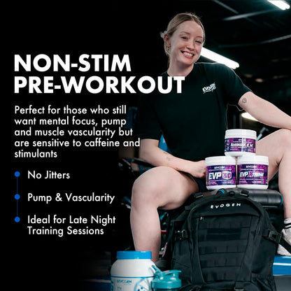 Evogen EVP 3D Stim Free Pre-Workout | Citrus Candy | 40 Servings | Arginine nitrate, L-citrulline, beta-alanine and creatine with lion's mane, L-tyrosine and DMAE for pumps and focus
