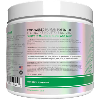 EHP Labs OxyShred Pre Workout Powder - Preworkout Powder with L Glutamine & Acetyl L Carnitine, Energy Boost Drink - Cosmic Blast, 60 Servings