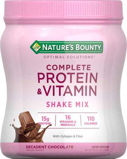 Nature's Bounty NBTY OP Protein Shake Choc 6x16oz PWD US