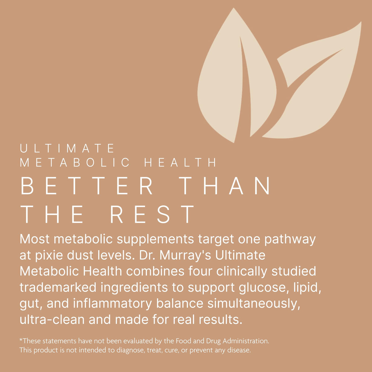 Dr. Murray's Ultimate Metabolic Health - Berbevis® Berberine Phytosome + Eriomin® Citrus Flavonoids + Ceylon Cinnamon + Akkermansia AKK11® Probiotic | Vegan | GMP Certified | 60 Capsules