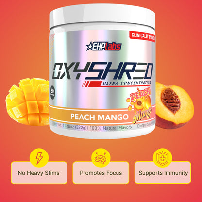 EHP Labs OxyShred Pre Workout Powder - Preworkout Powder with L Glutamine & Acetyl L Carnitine, Energy Boost Drink - Cosmic Blast, 60 Servings