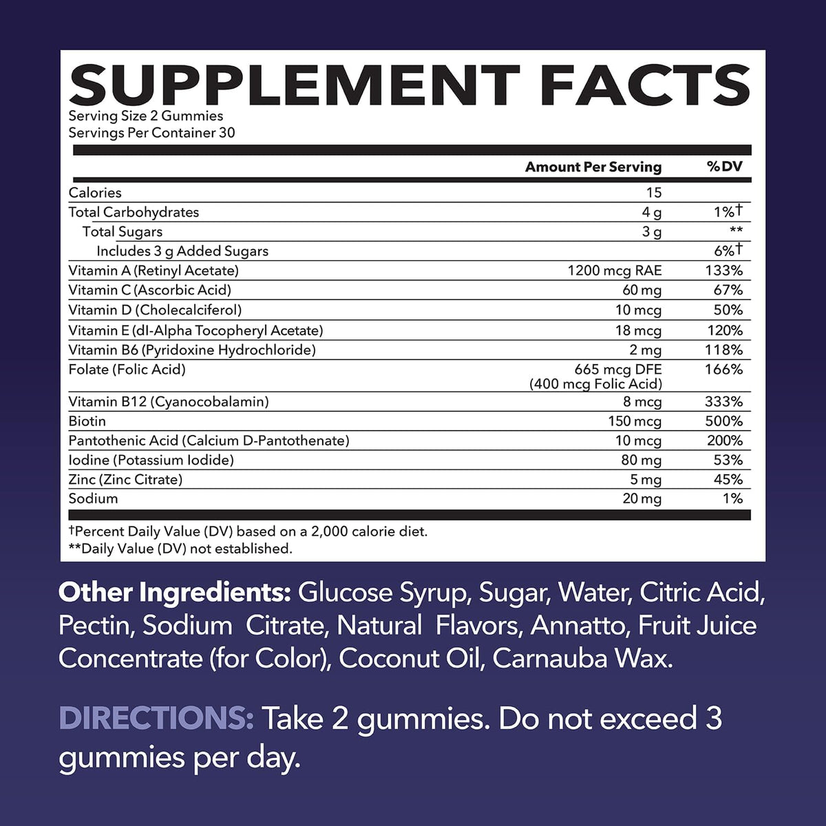 Multivitamin Gummies for Adults, Mixed Berry, 60 Count, 30 Day Supply | Multivitamin Gummies for Men and Women with Vitamins and Minerals Zinc, Vitamin C, Vitamin D, Daily Defense, 30 Servings