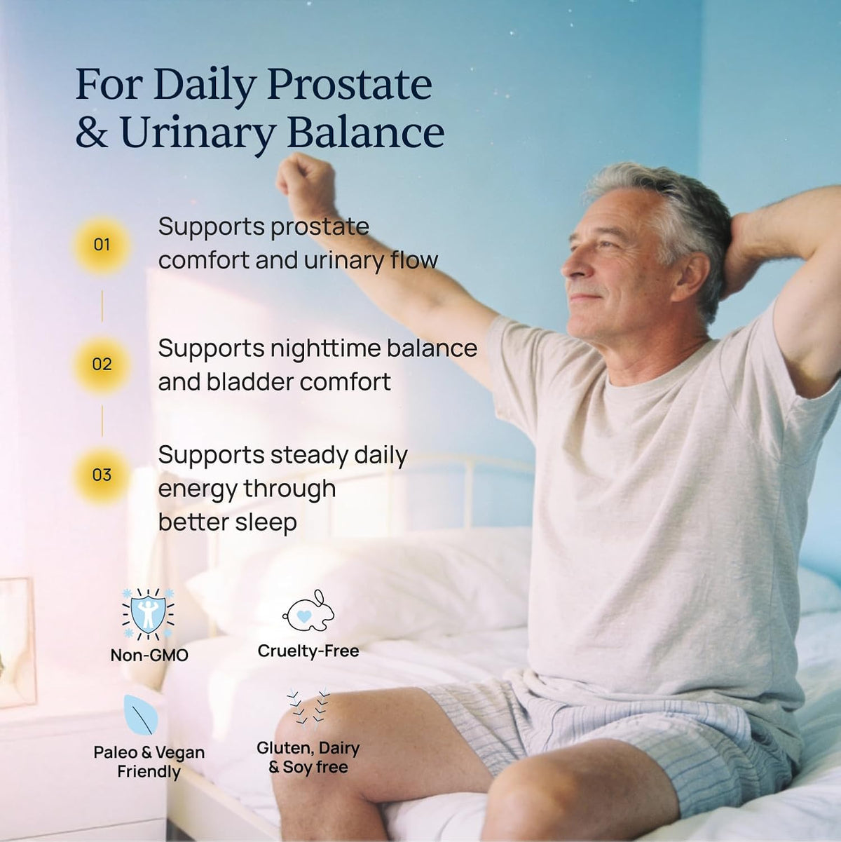 ProstaReset - Prostate Supplement for Men - Saw Palmetto and Pygeum Bark | Daily Prostate Formula, Urinary Flow Support, With Beta-Sitosterol and Zinc, One Capsule Daily, 30 Day Supply
