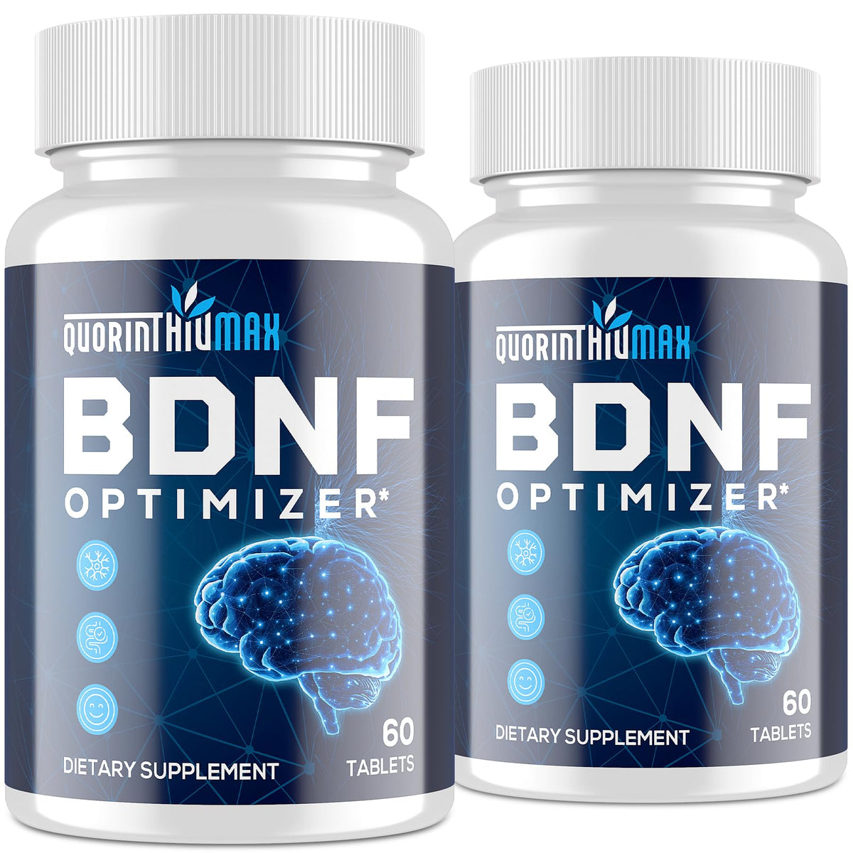 Nootropic Brain Supplement for Memory and Focus – BDNF Optimizer – Cognitive, Mental Clarity & Mood – High Absorption – Organic Lion's Mane, L-Theanine, Ginkgo Biloba & Alpha GPC – 60 Tablets