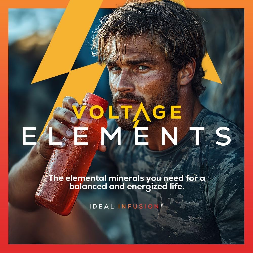 Celtic Sea Salt Electrolyte Powder: Magnesium Glycinate & Taurate - Ionic Trace Minerals & Potassium Hydration Booster - Zero Sugar, 30 Servings - Blood Orange Bolt