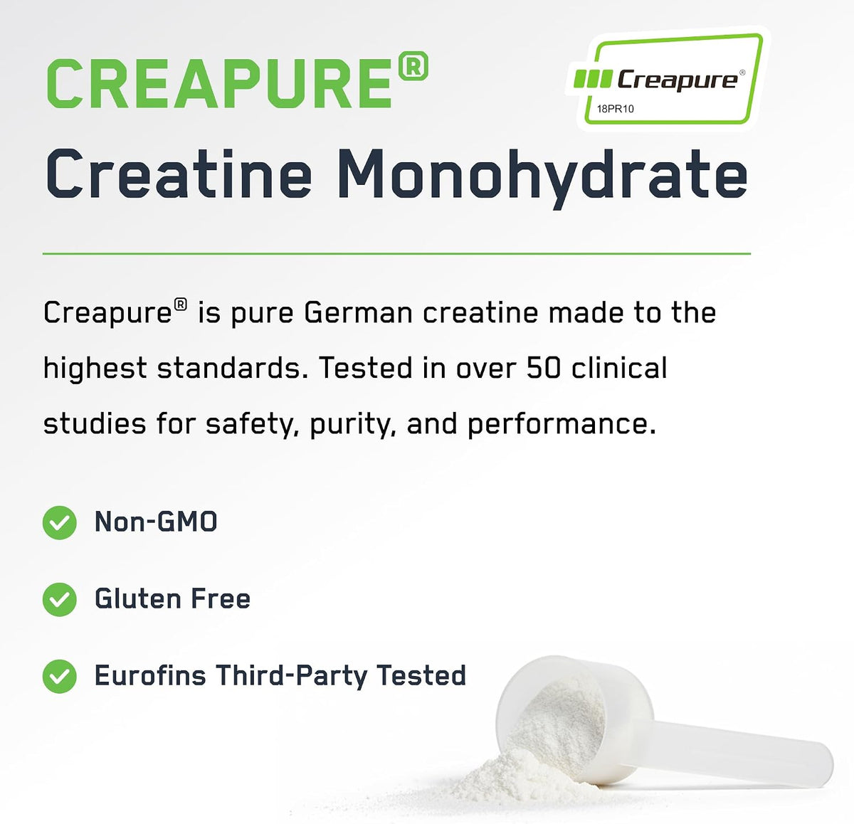 SteelFit Creapure Creatine Monohydrate Powder, Unflavored, 100 Servings | German Creatine Powder for Men, Women - Gym Workout Nutritional Supplements for Muscle Gain, Brain Health & Strength Building
