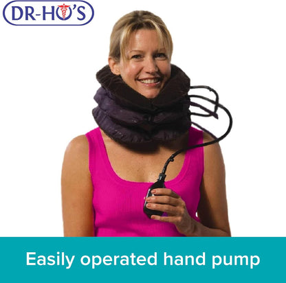 Dr-Ho's Neck Comforter – Dr-Ho's Neck Comforter – Cervical Traction Device for Pain & Posture Support – Inflatable Traction Equipment, Adjustable Stretcher for Home Use