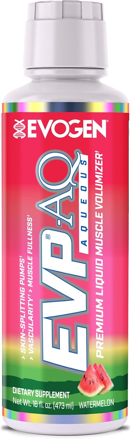 Evogen EVP Xtreme NO + EVP AQ Bundle – Pre Workout Powder & Liquid Glycerol Volumizer for Men & Women | Extreme Pump, Energy, Hydration & Vascularity | Sour Watermelon