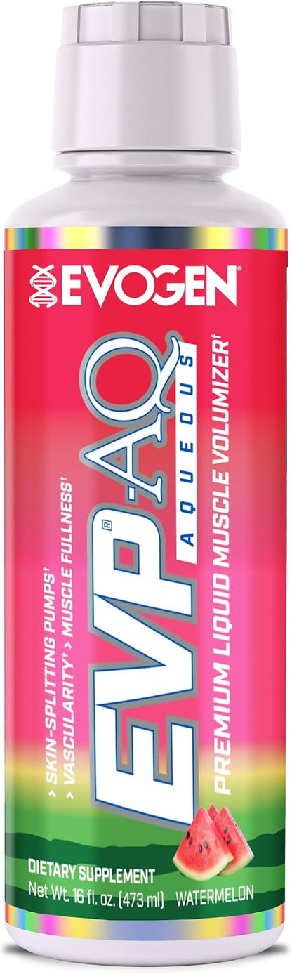 Evogen EVP Xtreme NO + EVP AQ Bundle – Pre Workout Powder & Liquid Glycerol Volumizer for Men & Women | Extreme Pump, Energy, Hydration & Vascularity | Sour Watermelon
